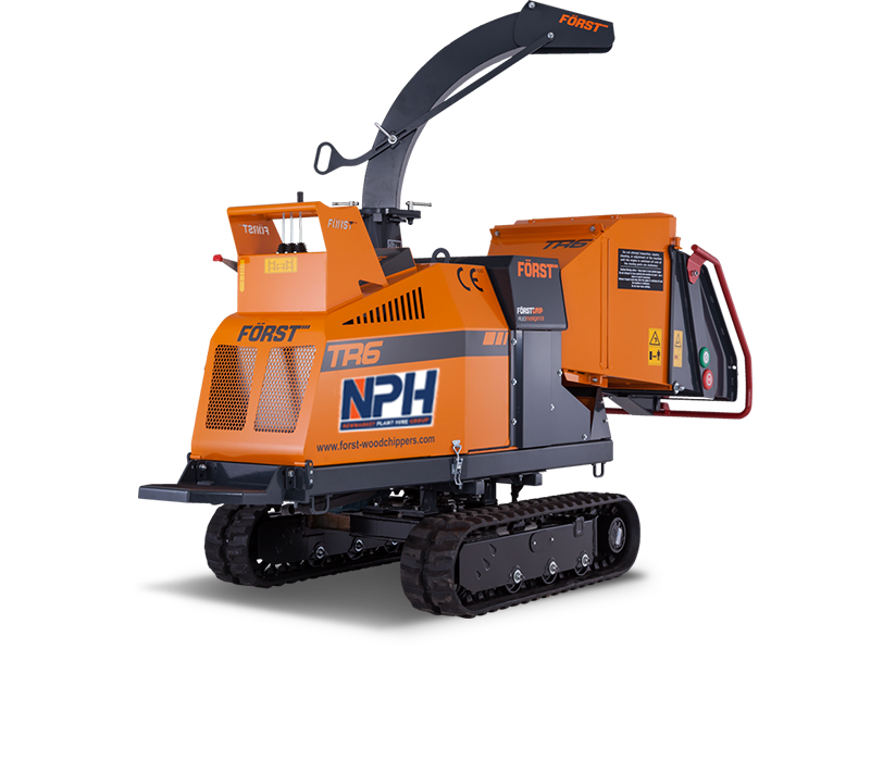 New to our fleet – Forst TR6 Tracked 6″ Chipper